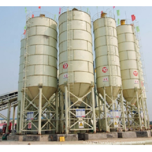 Portable HZS50 Concrete Mixer Plant With Cement Silo